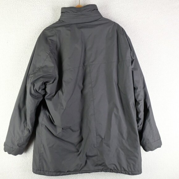 Bugatti Jacket Mens 46R Large Gray Insulated Park Winter Hooded Outdoor - Picture 5 of 12